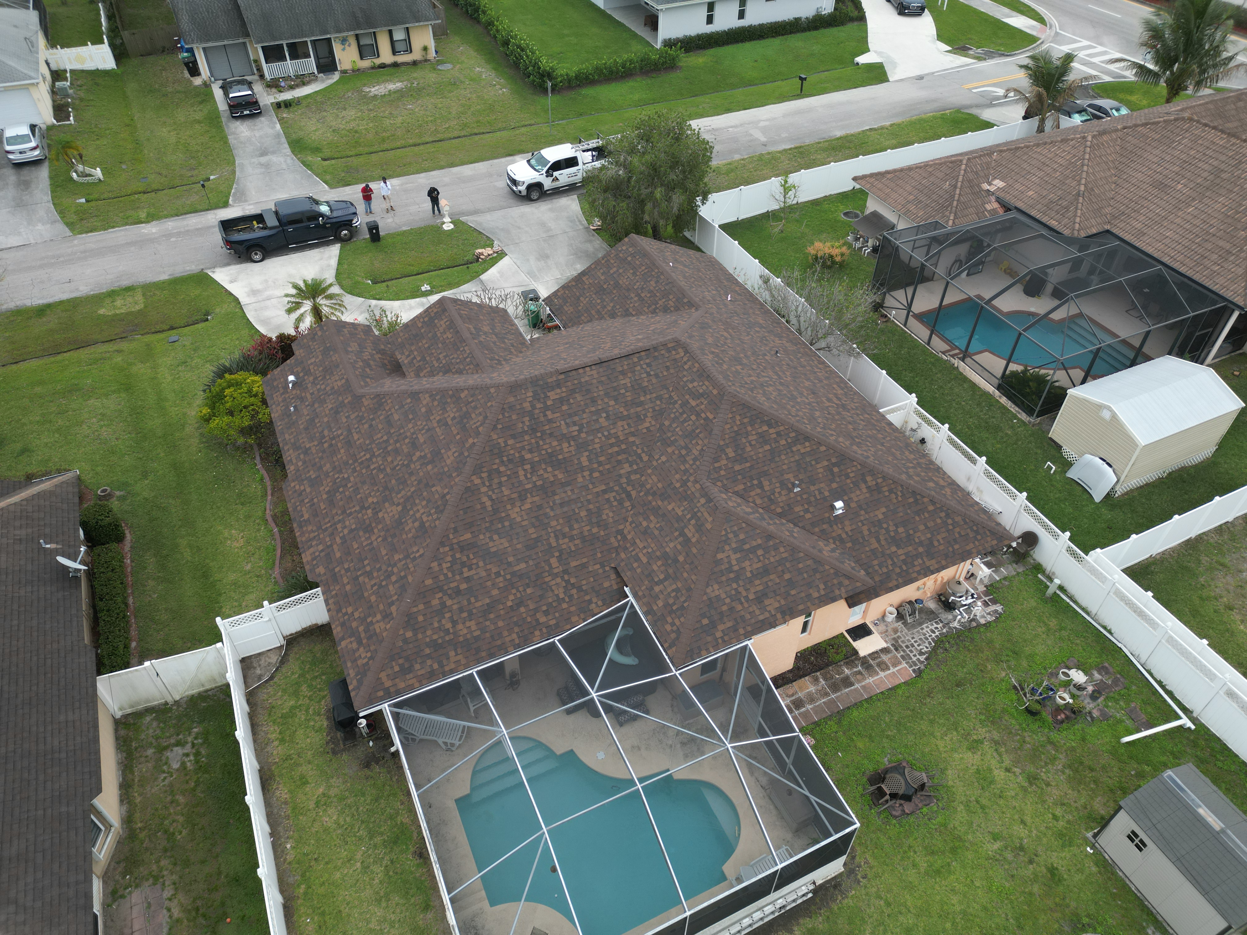 Aerial Roofing Project